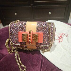 Authentic Christian Louboutin cross body purse - Used